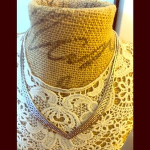 925 Italy V shape necklace